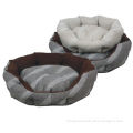 Thick Fabric and Microfiber Soft Pets Bed with Removable Cushion Inside